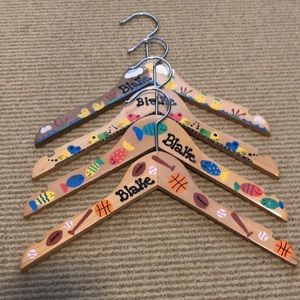 **BLAKE** Hand painted personalized kids hangers